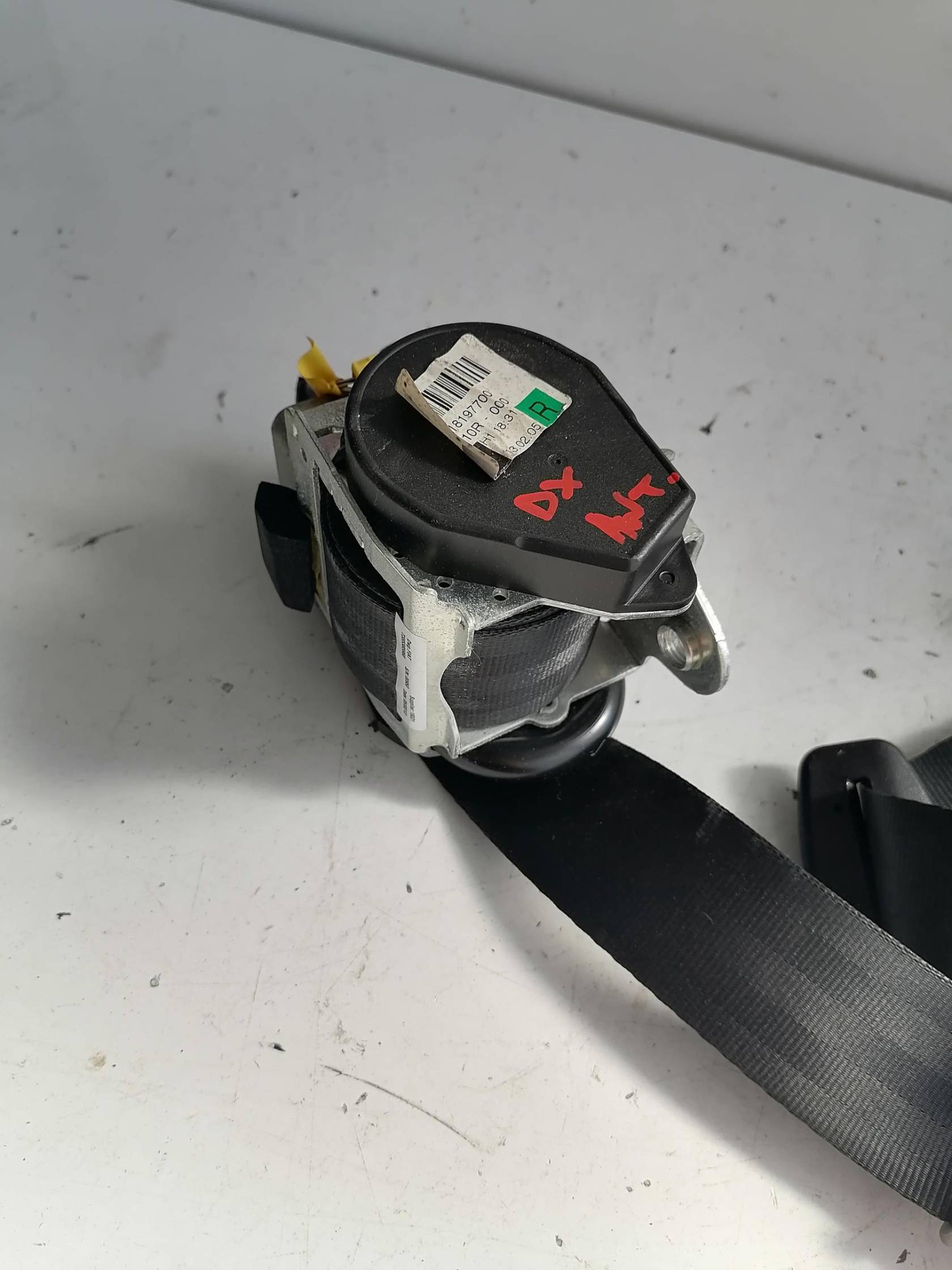 Cintura di sicurezza ant. dx.